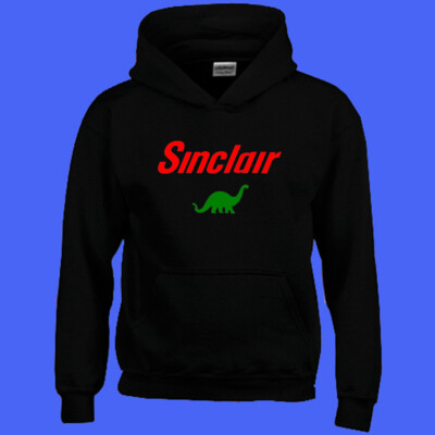 Sinclair Dino Gasoline Logo Men's Black Hoodie Sweatshirt Size S-3XL