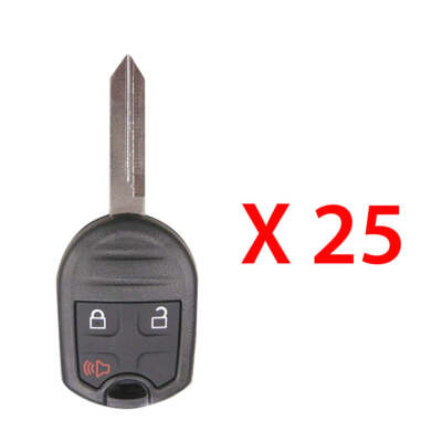 New Replacement for Ford 2007 - 2019 Remote Key Fob 3B FCC# CWTWB1U793 (25 Pack)