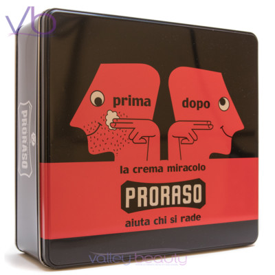 PRORASO (Primadopo , Vintage, Gift, Metal, Box, Green, Shaving Set, Cream, Balm)