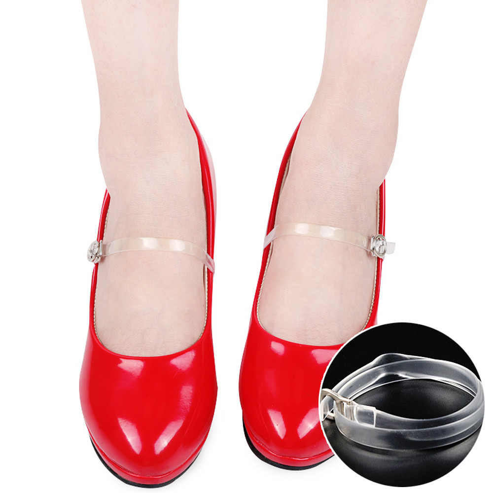 clear detachable ankle straps