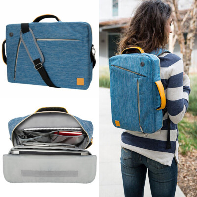 3 In 1 Nylon Laptop Carry Case Travel Backpack For 13'' HP Pavilion x360 / ENVY