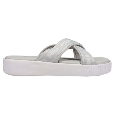 

Повседневные сандалии Puma Tape Platform Womens Size 9.5 M 380677-02, Grey, Puma Tape Platform