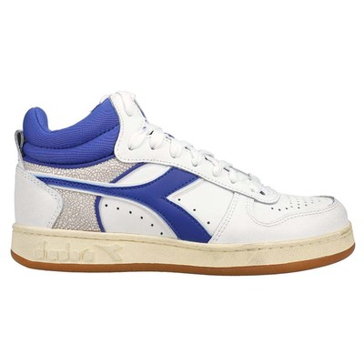 

Diadora Magic Basket Demi Cut Icona Мужские кроссовки на шнуровке Размер 4,5 D Кроссовки Cas, Белый, Diadora Magic Basket Demi Cut Icona Lace Up Sneaker