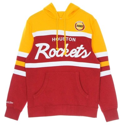 

Mitchell - Ness Head Coach Hoodie Mens Red, Yellow Повседневная верхняя одежда FPHDSC19029-