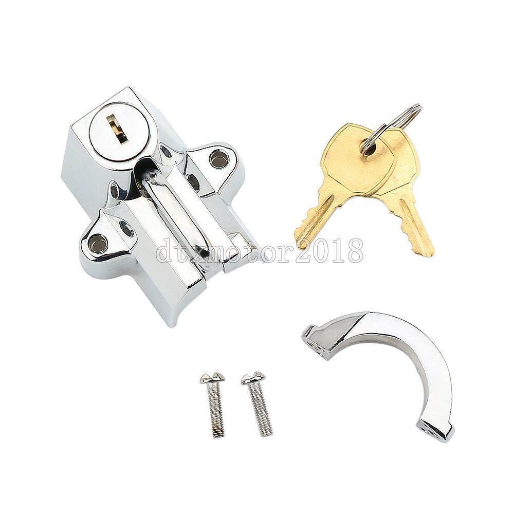 Chrome Handlebar Helmet Lock for Kawasaki Vulcan S 1700 1600 1500 2000 900 800