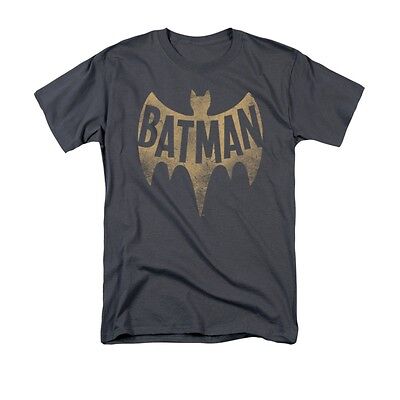 Batman Classic TV Vintage Logo Licensed Adult Men's Graphic Tee Shirt SM-5XL