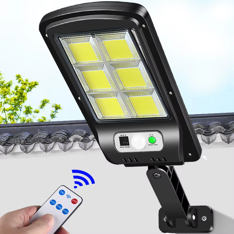 3 Modes Led Solar Street Lights 120 Led Remote Control Solar Parking Lights Wire