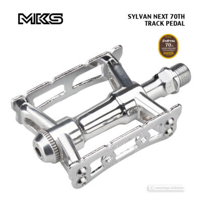 NEW MKS SYLVAN TRACK NEXT Alloy Urban Platform Bicycle Pedals : 9/16'' SILVER