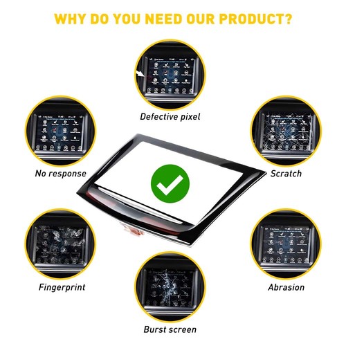 For Cadillac CUE ATS CTS ELR ESCALADE SRX XTS Touch screen Replacement Display