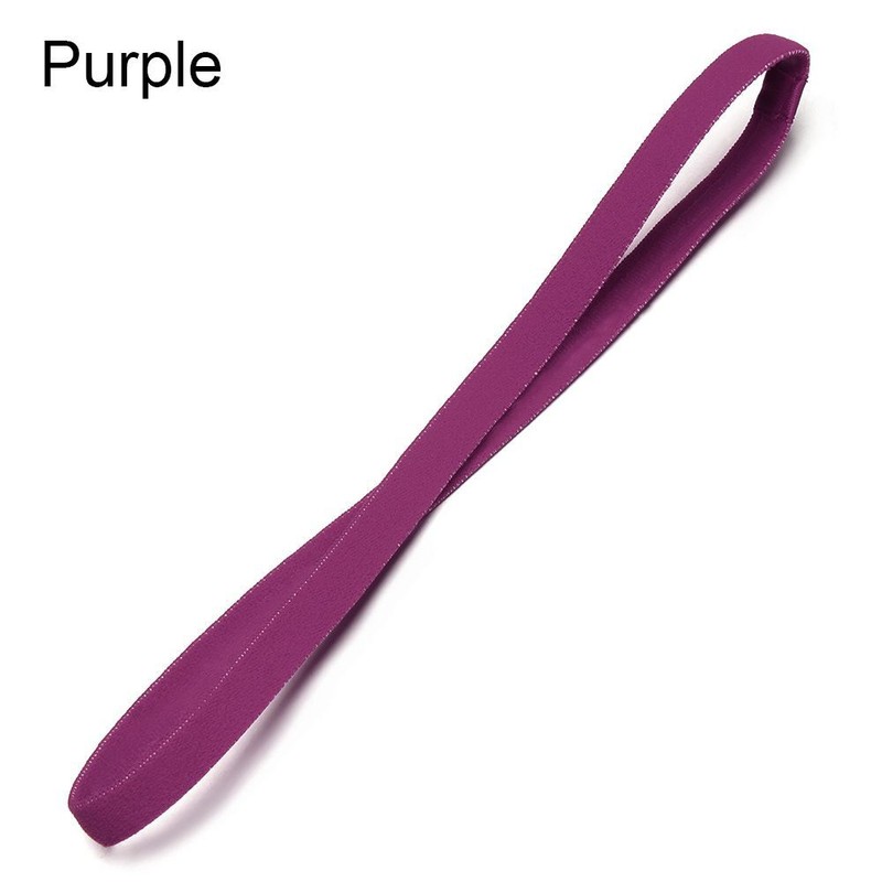 Candy Color Sport Anti-slip Head Wrap Yoga Hair Bands Elastic Headband