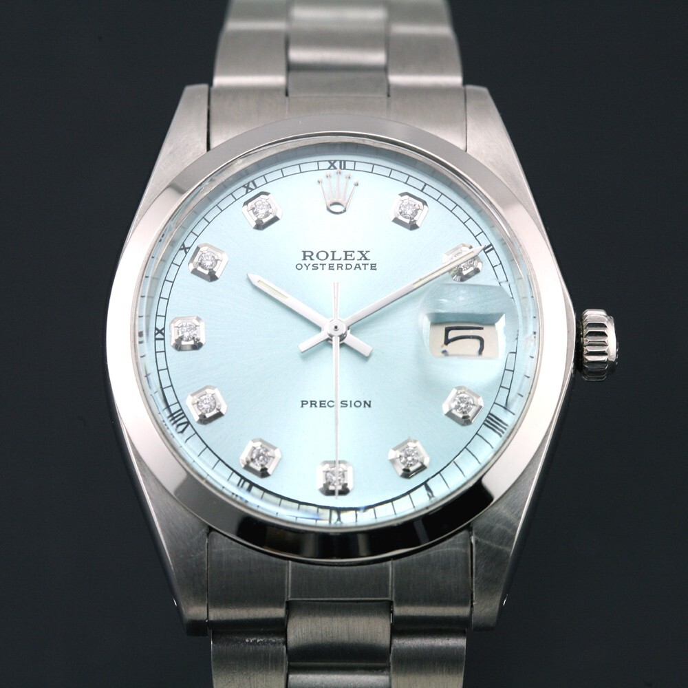 【ヴィンテージ】MOMENTS DE MODE Vintage Rolex Oysterdate Precision 6694 Manual Winding Ice