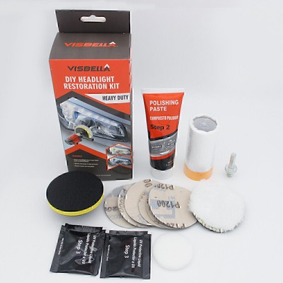 VISBELLA Headlight Restoration kit Car Lamp Lens Cleaning Restoration