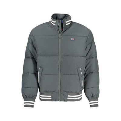 Pre-owned Tommy Hilfiger Green Polyamide Men Jacket