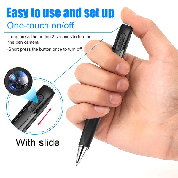 1080P HD WiFi Pocket Pen Camera Hidden Cam Mini Video Recorder DVR Security USB - Image 8
