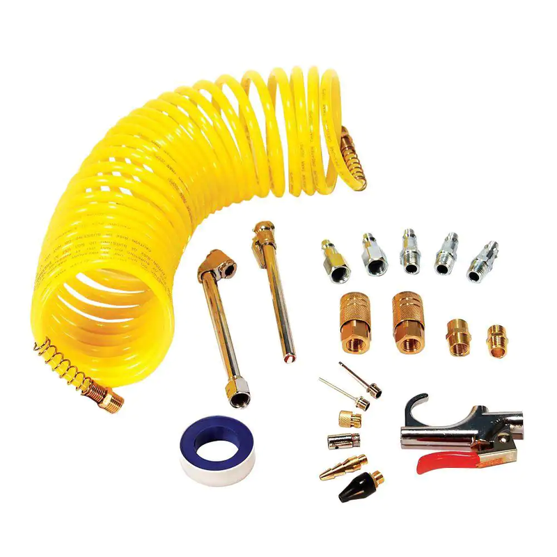 Accessory Kit W/ 25 Ft. Recoil Hose 20-piece Starter Set Complete