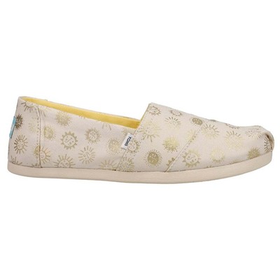 

TOMS Alpargata Graphic Женские слипоны на плоской подошве Off White Повседневная 10017811T, TOMS Alpargata Graphic Slip On