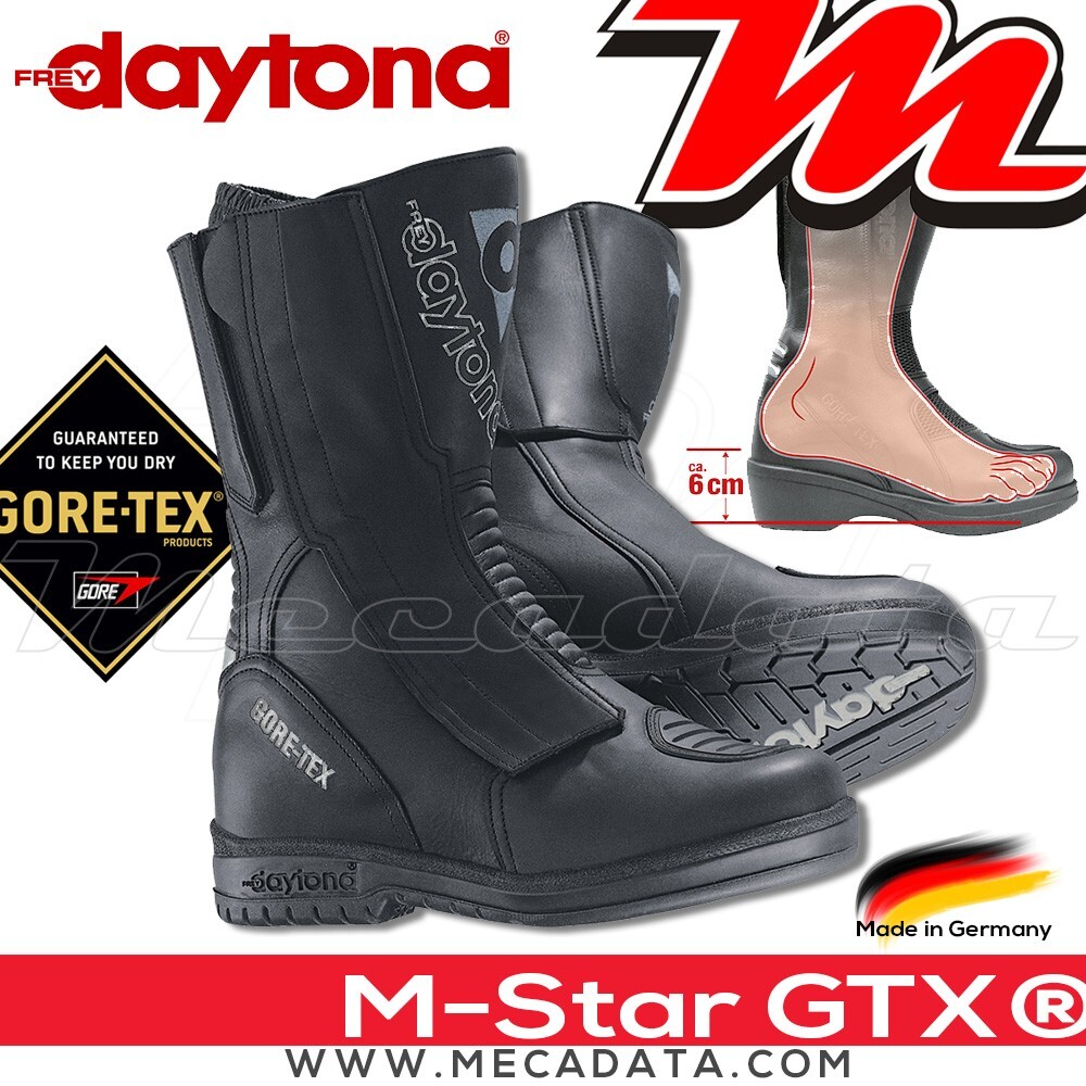 Men's Motorcycle Boots with 6 cm Heels GORE-TEX Daytona M