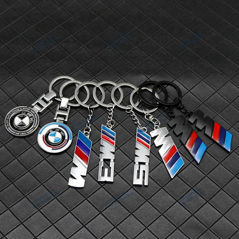Portachiavi BMW M Logo 3D Metallo Portachiavi Auto Accessorio BMW Serie M