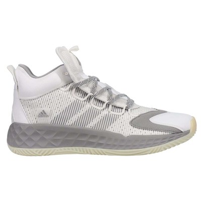 Adidas Pro Boost Mid Basketball Мужские серо-белые кроссовки Спортивная обувь FW9513