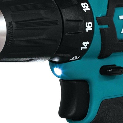Makita 12-Volt Max CXT Lithium-Ion 3/8 in. Cordless Driver Drill Kit with (2)