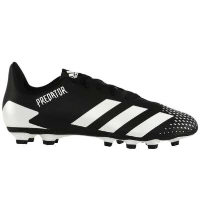 

Adidas Predator 20.4 Гибкие футбольные бутсы для мальчиков Молодежные черные кроссовки для мальчиков Ath, Черный, adidas Predator 20.4 Flexible Ground Soccer Cleats Youth