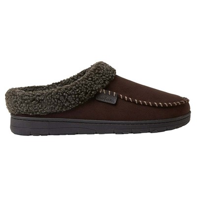

Мужские повседневные тапочки из микрофибры Dearfoams Brendan размера LW 80303-DCOM-00237, Коричневый, Dearfoams Brendan Microfiber