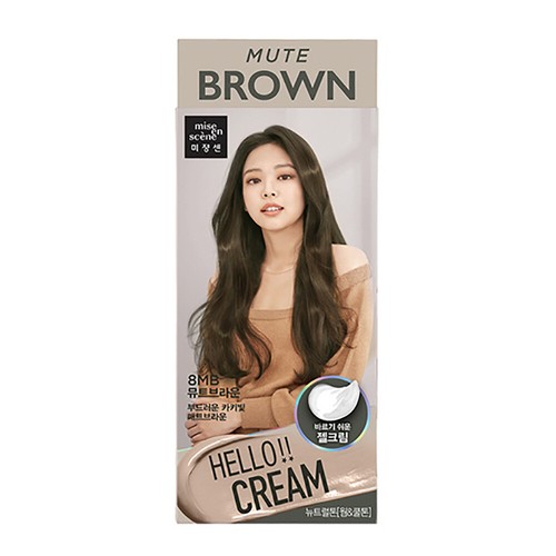 Краска для волос Miseenscene Hello Cream Color Easy Self - 8MB Mute Brown