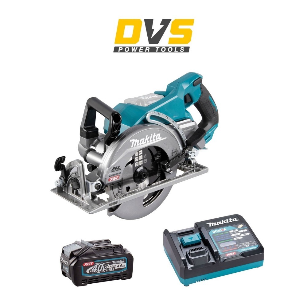 Makita RS001GM101 40V XGT Brushless 185mm Circular Saw – 1x4Ah Battery (BL4040)