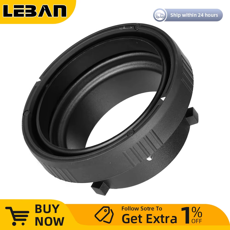Bowens To Elinchrom Mount Ring Interchangeable Speedring Adapter Flash Strobe