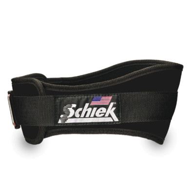 Schiek Sports Equipment Neoprene Training Belt 6 inches Contoured & Comfortable 