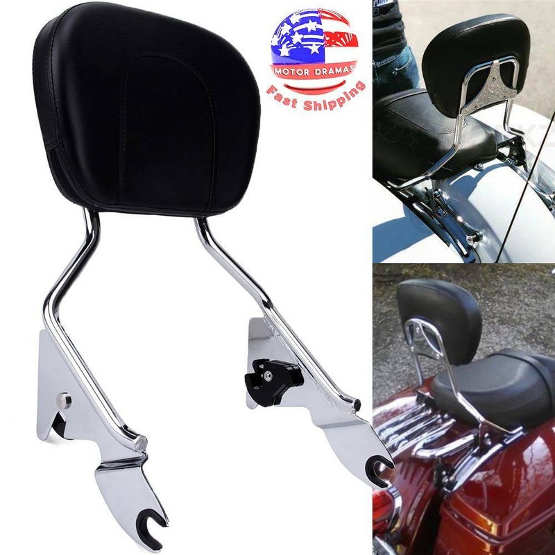 Detachable Backrest Sissy Bar 4 Point Docking Hardware Kits For Harley