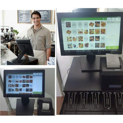 15 LCD Touch Screen Monitor For Retail Kiosk Restaurant TFT VGA USB POS Monitor