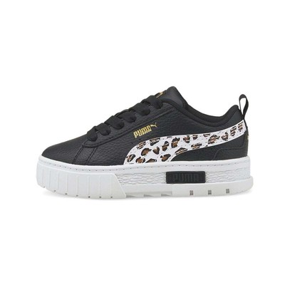 

Кроссовки Puma Mayze Wild на шнуровке для девочек, размер 3,5 м, повседневная обувь 38569702, Черный, Puma Mayze Wild Lace Up Youth