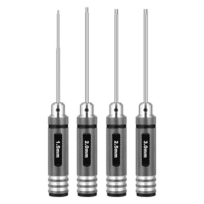  UEETEK 4PCS Sechskantschraubendreher Schraubendreher-Werkzeugsatz für
