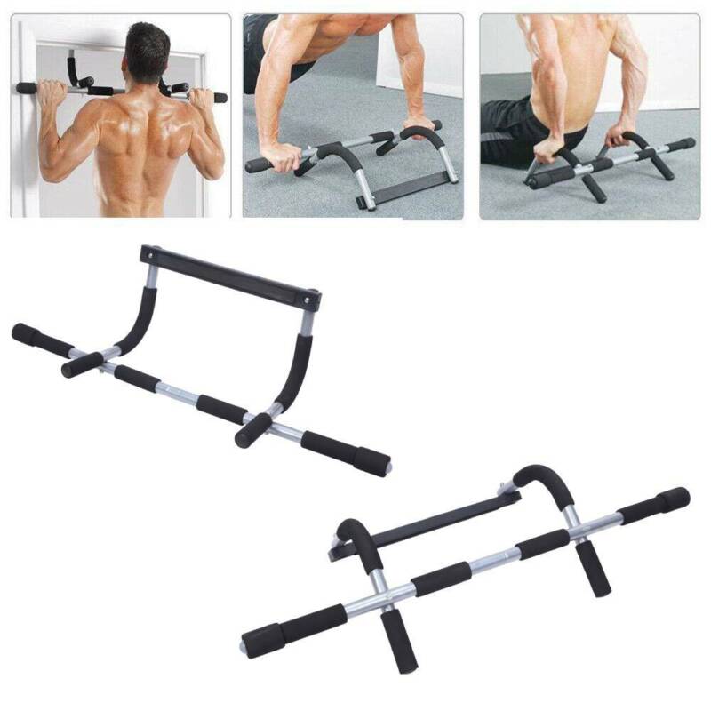 Door Frame Pull Up Bar Chin Up Doorway Home Gym Upper Body Strength Fitness Hot