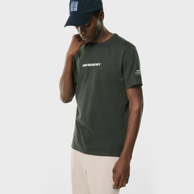 

Ecoalf Birca SS Lifestyle Футболка Мужская лесная ночь, Зеленый, Ecoalf Birca SS Lifestyle T-Shirt