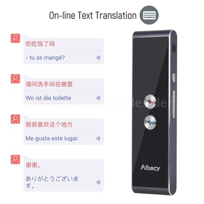 Portable Instant Voice 2-Way Translator BT 33 Languages Translation Travel M2N5