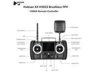 Original Hubsan X4 Pro H109S RC Quadcopter Drone Spare Parts FPV1 Transmitter US