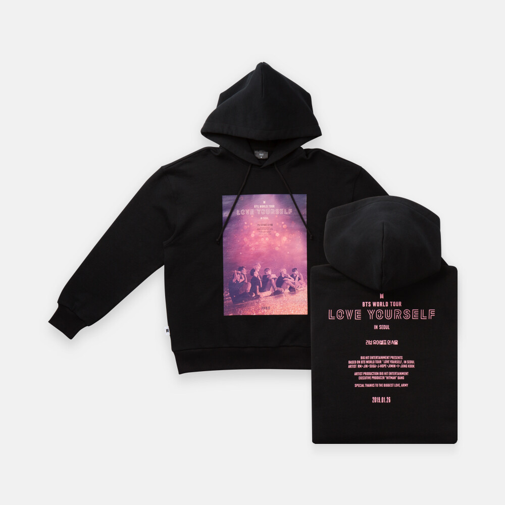 【未使用】BTS LOVE YOURSELF パーカー 1 Mサイズ BTS Sweatshirt Hoodie Mens Medium World Tour Love Yourself K