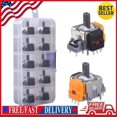 10Pcs High Precision 3D Hall Effect Joystick Adjustable Thumbstick for PS4