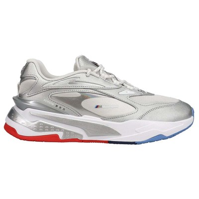 

Puma Bmw M Motorsport RsFast Lace Up Youth Boys Серые кроссовки Повседневная обувь 3070, Grey, Puma Bmw M Motorsport RsFast Lace Up Youth