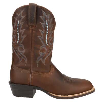

Мужские коричневые повседневные ботинки Ariat Sport Outfitter Square Toe Cowboy 10011801, Коричневый, Ariat Sport Outfitter Square Toe Cowboy