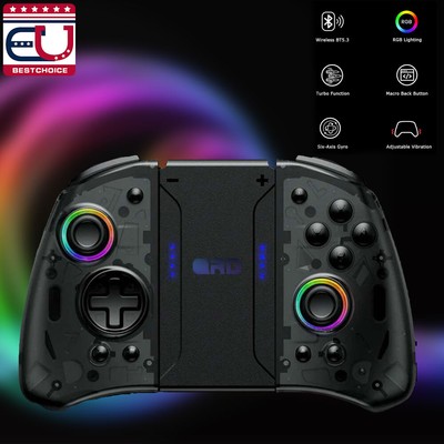 QRD Stellar T5 Wireless Joy-pad Controller fr Nintendo Switch/OLED/Lite PC IOS 