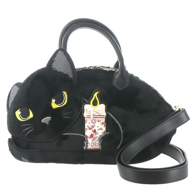 

Сумка через плечо Loungefly Disney Hocus Pocus Binx со свечой, черная, Loungefly WDTB2604