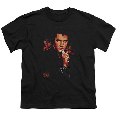 Elvis Presley Trouble Kids Youth T Shirt Licensed The King Music Tee Black