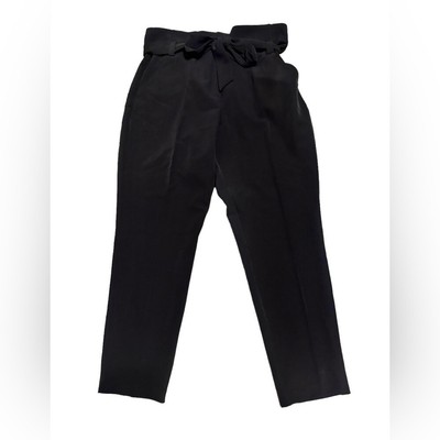 Cooper & Ella Black Tie Waist Dress Pants size 14