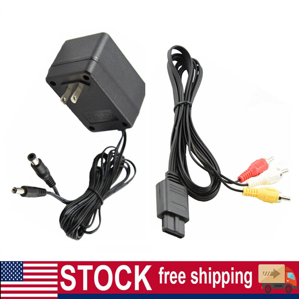 Cord Set For Super Nintendo Snes Game