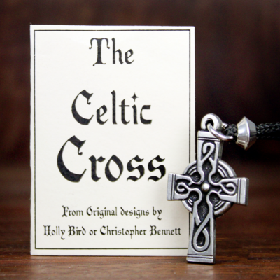 Pewter celtic cross sale necklace
