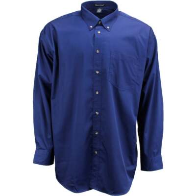 

Rivers End Ezcare Woven Long Sleeve Button Up Shirt Mens Blue Casual 735-NY, Синий, River's End Ezcare Woven Long Sleeve Button Up Shirt
