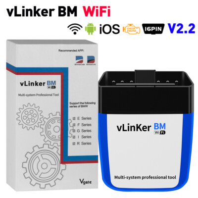 Vgate vLinker BM/WIFI V2.2 ELM327 OBD2 Car Diagnostic Scanner for IOS Android